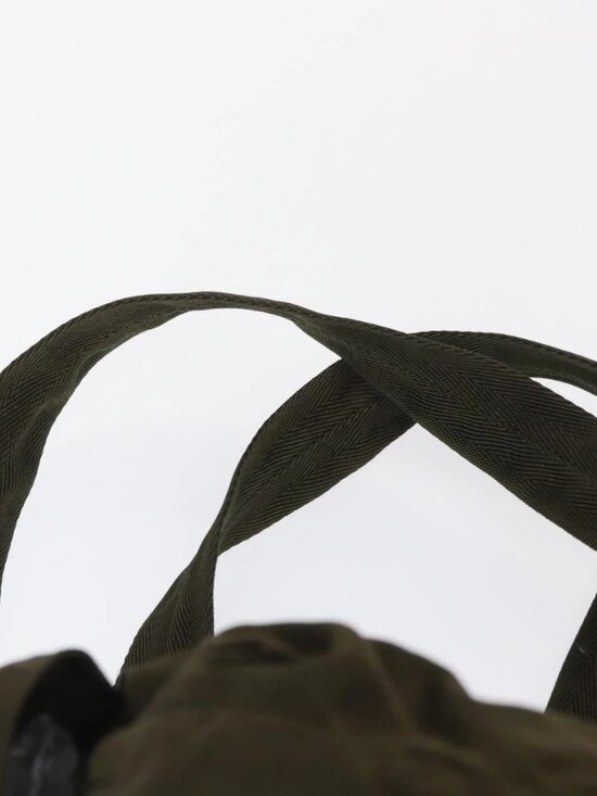 PRADA Backpack Nylon Khaki Silver main image 11
